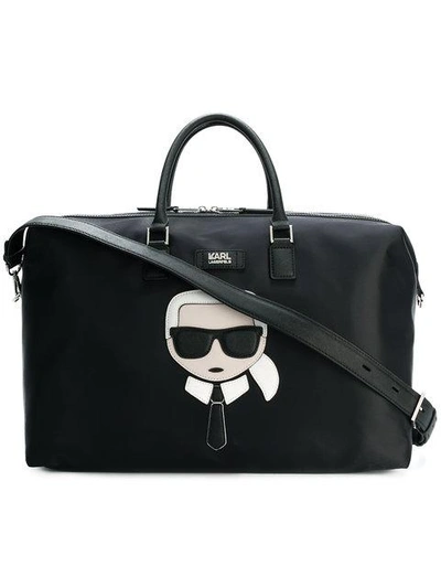 Karl Lagerfeld Ikonik Weekender In Black