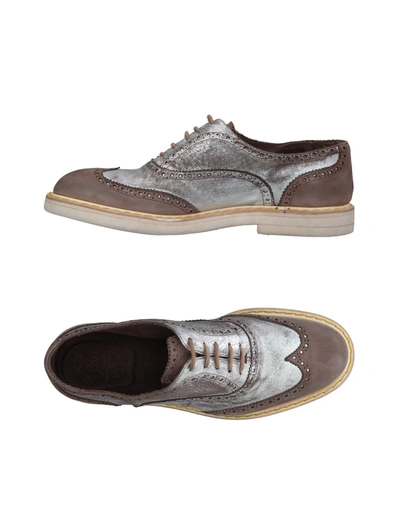 Alberto Fasciani Laced Shoes In Grey