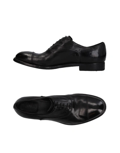 Alberto Fasciani Laced Shoes In Black