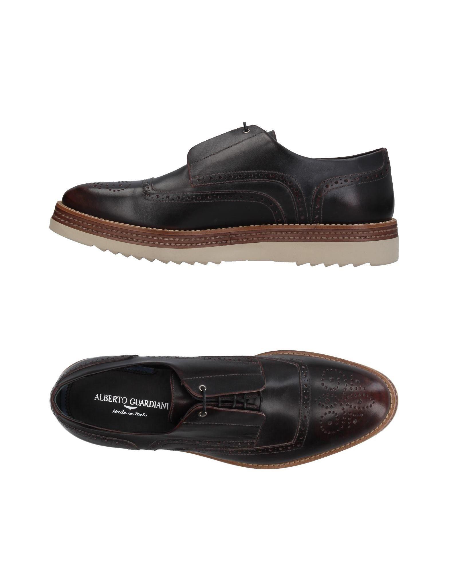 Alberto Guardiani Laced Shoes In Dark Brown | ModeSens