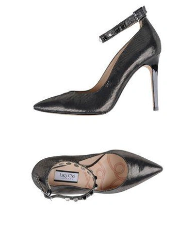 Lucy Choi Pump In Steel Grey