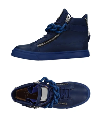 Giuseppe Zanotti 运动鞋 In Blue