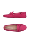 Tod's Loafers In Fuchsia