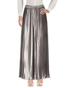 Pinko Long Skirts In Silver
