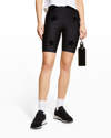 Ultracor Aero Lux Knockout Star Motif Short In Patent Nero