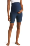 Beyond Yoga Love The Bump Maternity Bike Shorts In Nocturnal Navy