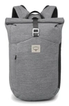 Osprey Arcane Roll Top Backpack In Medium Grey Heather
