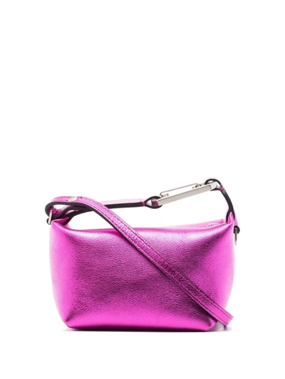 Eéra Moonbag Bag In Fuchsia Laminated Leather In Pink