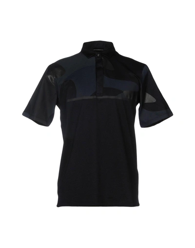Emporio Armani Polo Shirts In Dark Blue