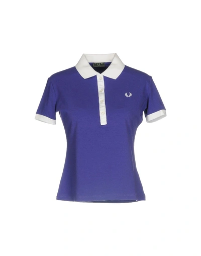 Fred Perry Polo Shirt In Purple