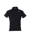 K-way Polo Shirts In Black
