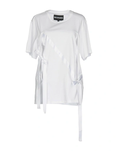 Nicopanda T恤 In White