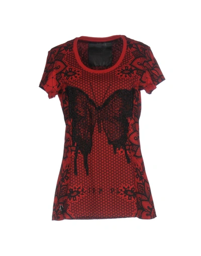 Philipp Plein T-shirts In Red