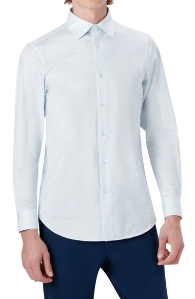 Bugatchi Ooohcotton® Button-up Shirt In Ice Blue