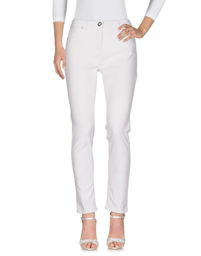 Versace Denim Pants In White