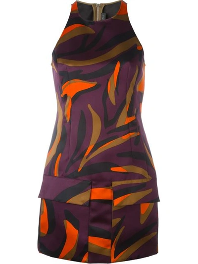 Versace Printed Short Dress | ModeSens