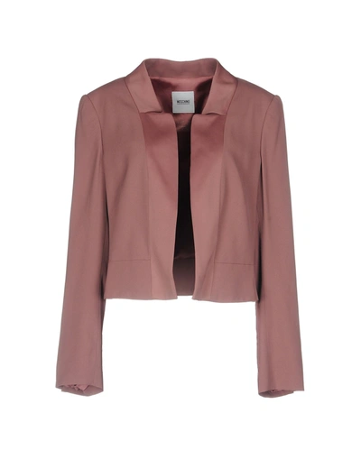 Moschino Cheap And Chic Blazer In Pastel Pink