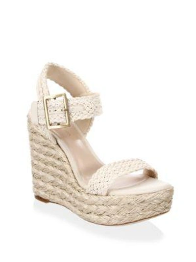 Stuart Weitzman Alexis Niccro Espadrilles In Ivory