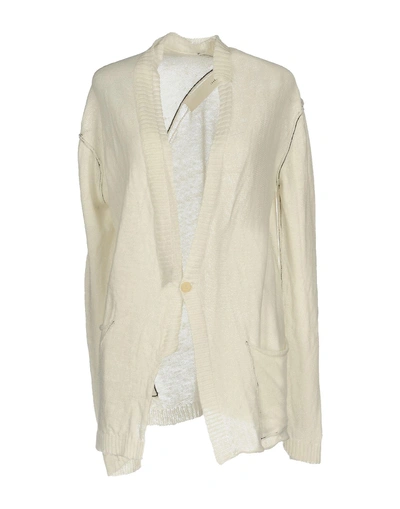 Isabel Benenato Cardigan In Ivory