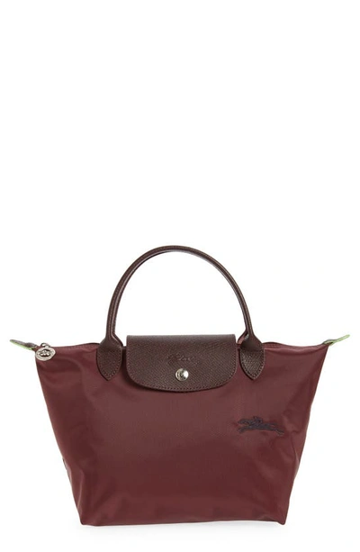 Longchamp Small Le Pliage Travel Bag In Burgundy