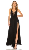 Michael Costello X Revolve Justin Gown In Black