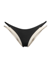 L*space Fused Billie Bikini Bottom In Black Cream