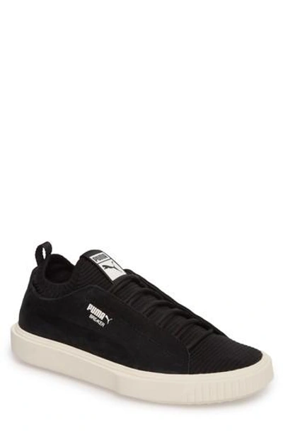 Puma Men's Breaker Knit Sunfaded Casual Sneakers From Finish Line In Black  | ModeSens