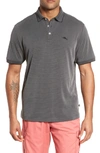 Tommy Bahama Coastal Crest Classic Fit Polo In Black