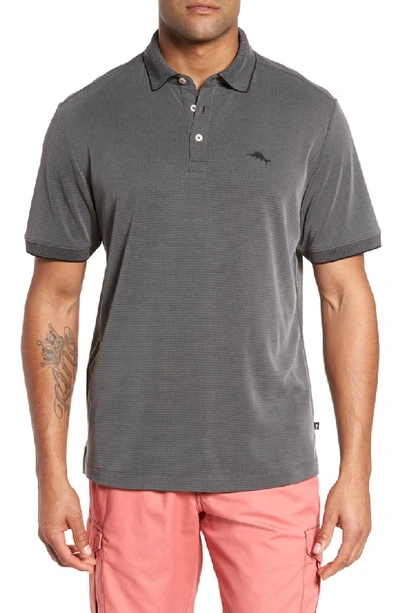 Tommy Bahama Coastal Crest Classic Fit Polo In Black