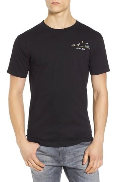 Altru Dino Offline T-shirt In Black