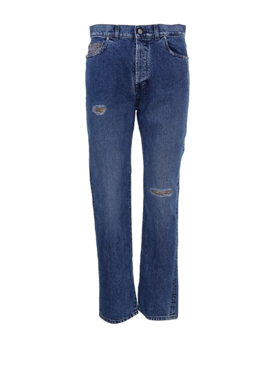 Missoni Classic Straight-leg Jeans In Blue