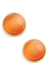 Kate Spade 'forever' Stud Earrings In Orange
