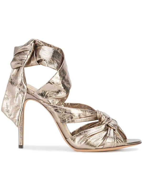 alexandre birman gold sandals