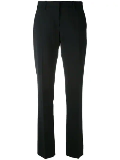 Theory 'super Slim Edition' Stretch Wool Pants In Black
