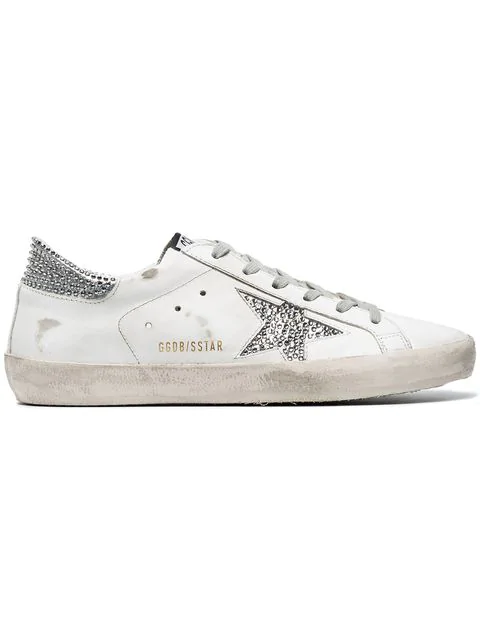 golden goose crystal sneakers