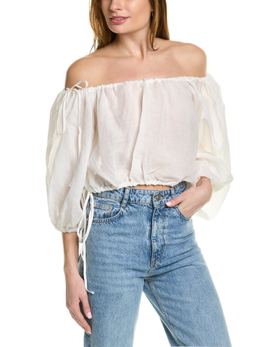 Bardot Gianna One Shoulder Top In White