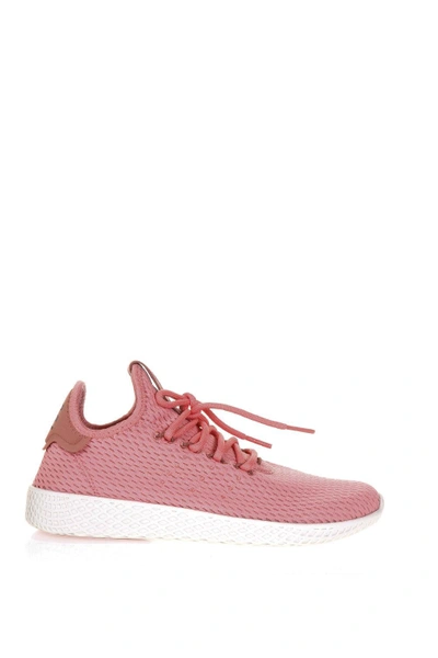 Adidas Originals By Pharrell Williams Tennis Pw Primeknit Sneakers In Strawberry