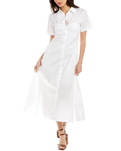 Nicholas Tenley Shirtdress In White