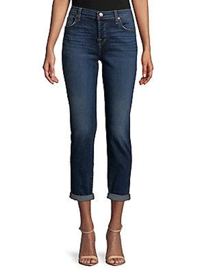 7 For All Mankind Rolled Cuff Jeans In Bird