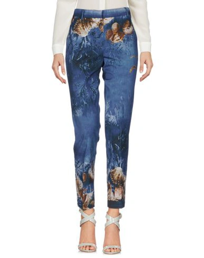 Alberta Ferretti Casual Pants In Dark Blue