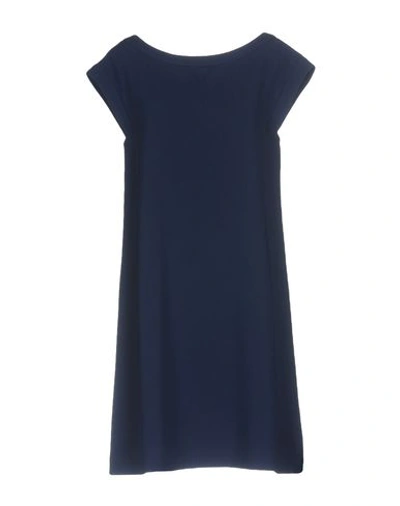 Boutique Moschino Short Dresses In Dark Blue