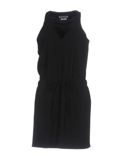 Boutique Moschino Short Dresses In Black