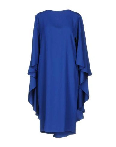 Alberta Ferretti Midi Dresses In Bright Blue