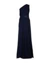 Alberta Ferretti Long Dresses In Dark Blue