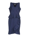 Boutique Moschino Short Dresses In Dark Blue