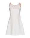 Boutique Moschino Short Dresses In White