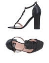 Boutique Moschino Sandals In Black