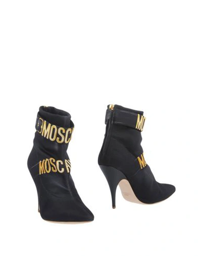 Moschino Ankle Boot In Black