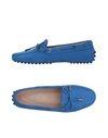 Tod's Loafers In Azure