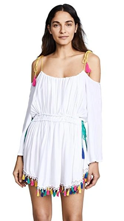 Nanette Lepore Fiesta Cover Up Dress In White